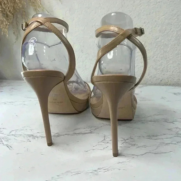 Nine West Shoes | Nine West Platform Heels | Color: Cream/Tan | Size: 9M - Picture 5 of 15